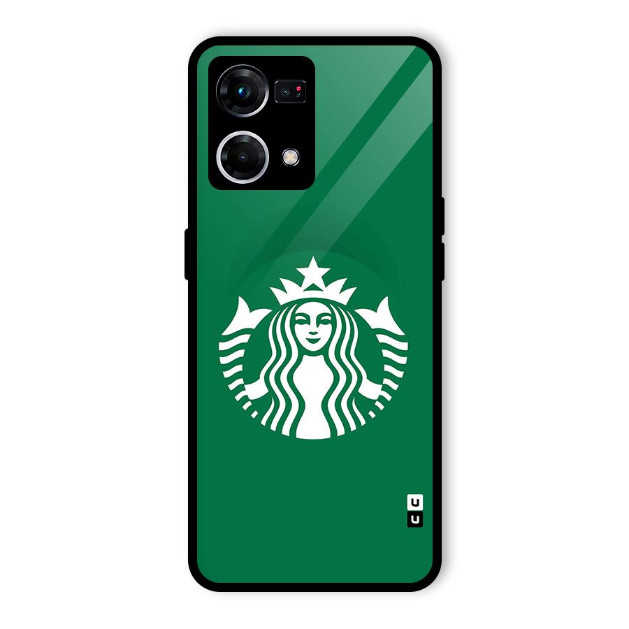 Lady StarBucks Glass Back Case for Oppo F21 Pro 4G