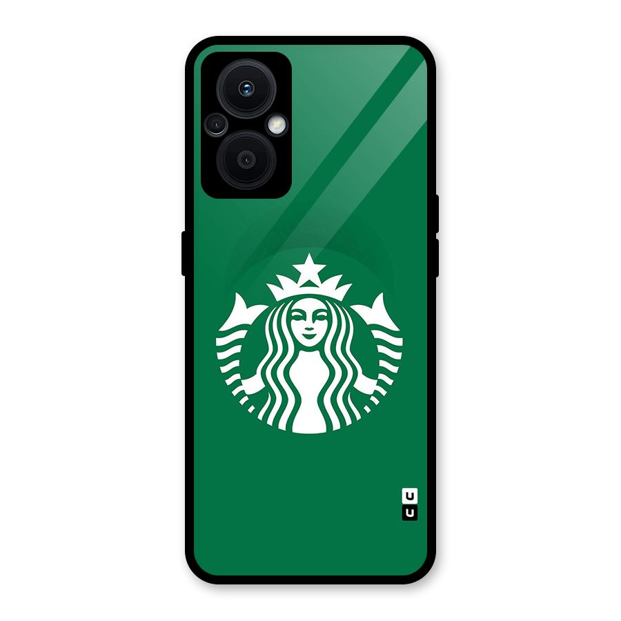 Lady StarBucks Glass Back Case for Oppo F21s Pro 5G