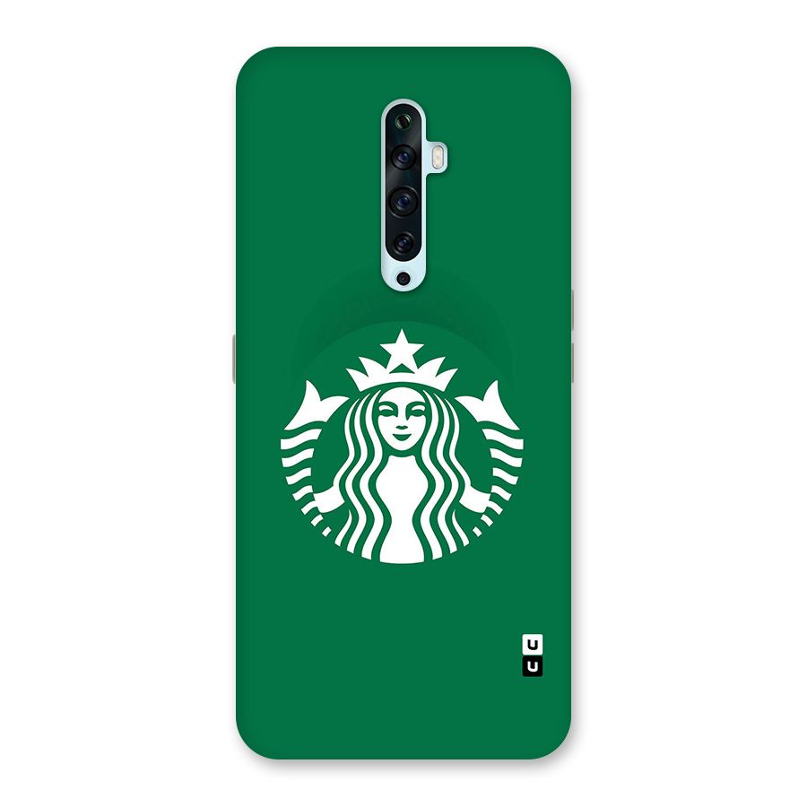 Lady StarBucks Glass Back Case for Oppo Reno2 F