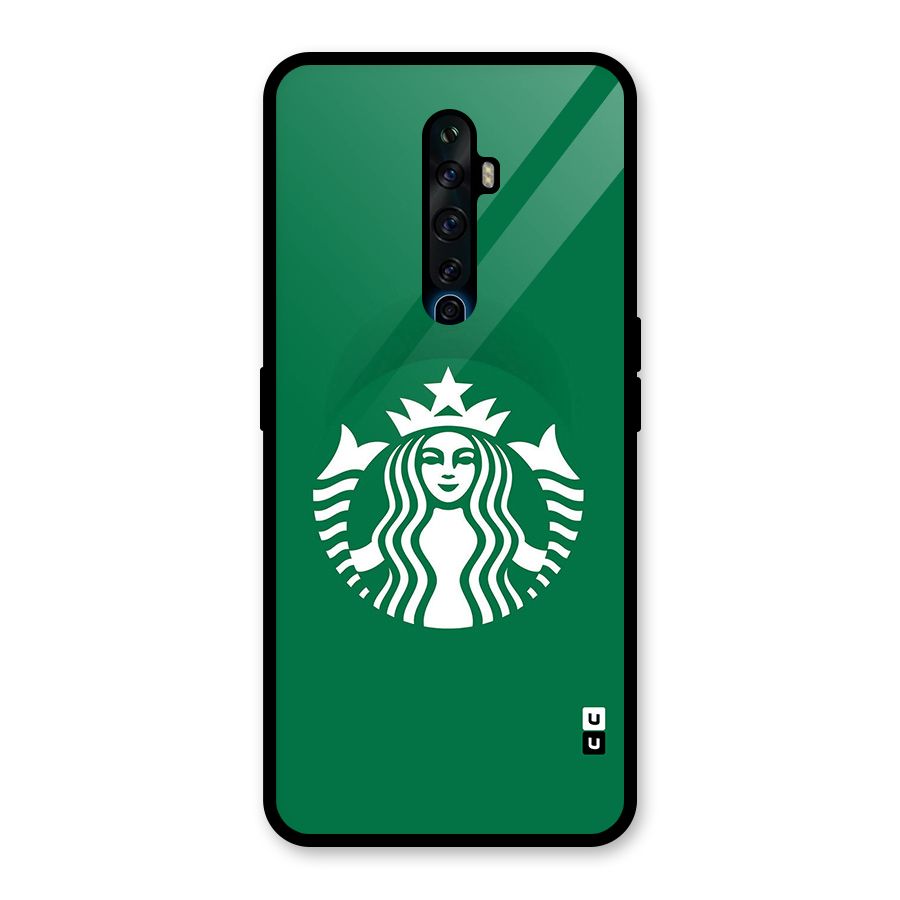 Lady StarBucks Glass Back Case for Oppo Reno2 Z