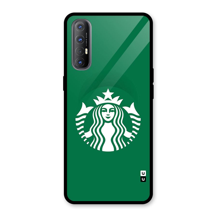 Lady StarBucks Glass Back Case for Oppo Reno3 Pro