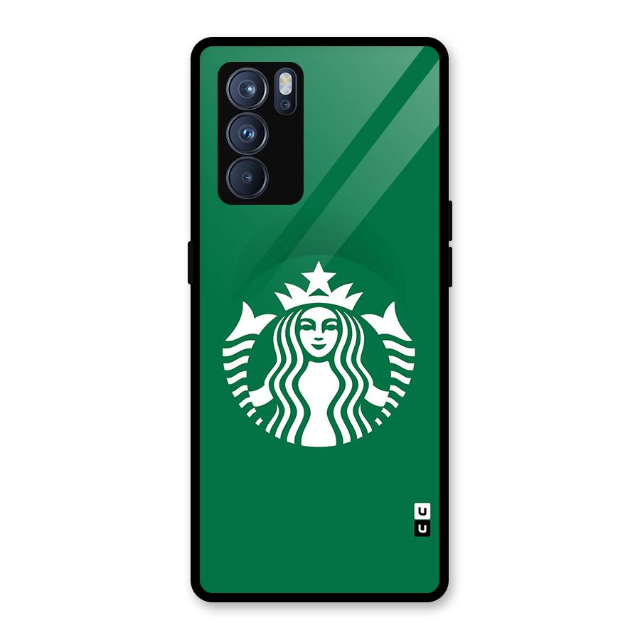 Lady StarBucks Glass Back Case for Oppo Reno6 Pro 5G