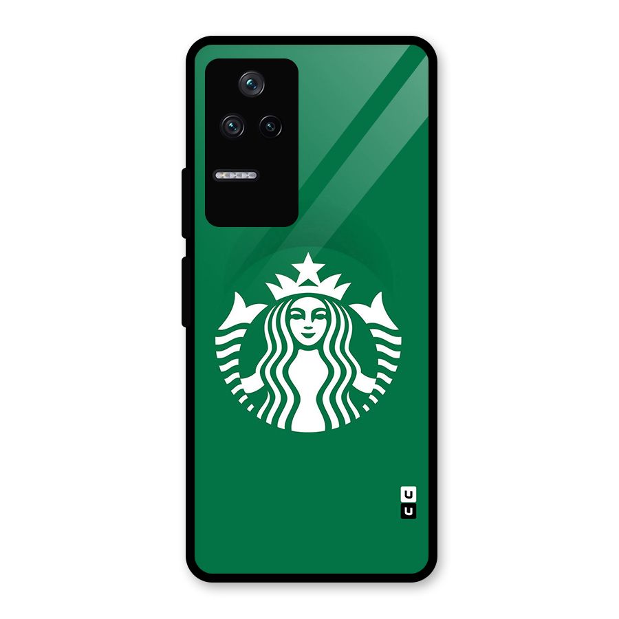 Lady StarBucks Glass Back Case for Poco F4 5G