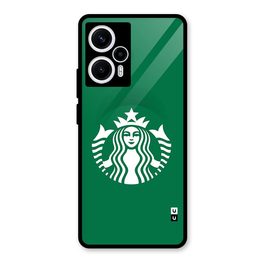Lady StarBucks Glass Back Case for Poco F5