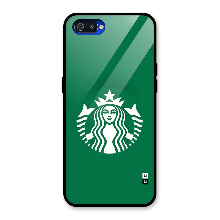 Lady StarBucks Glass Back Case for Realme C2