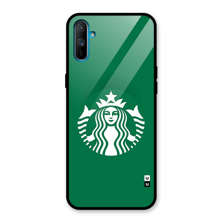 Lady StarBucks Glass Back Case for Realme C3