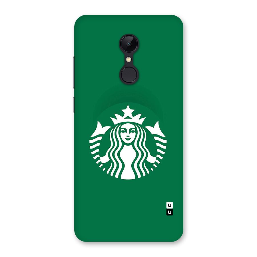 Lady StarBucks Back Case for Redmi 5