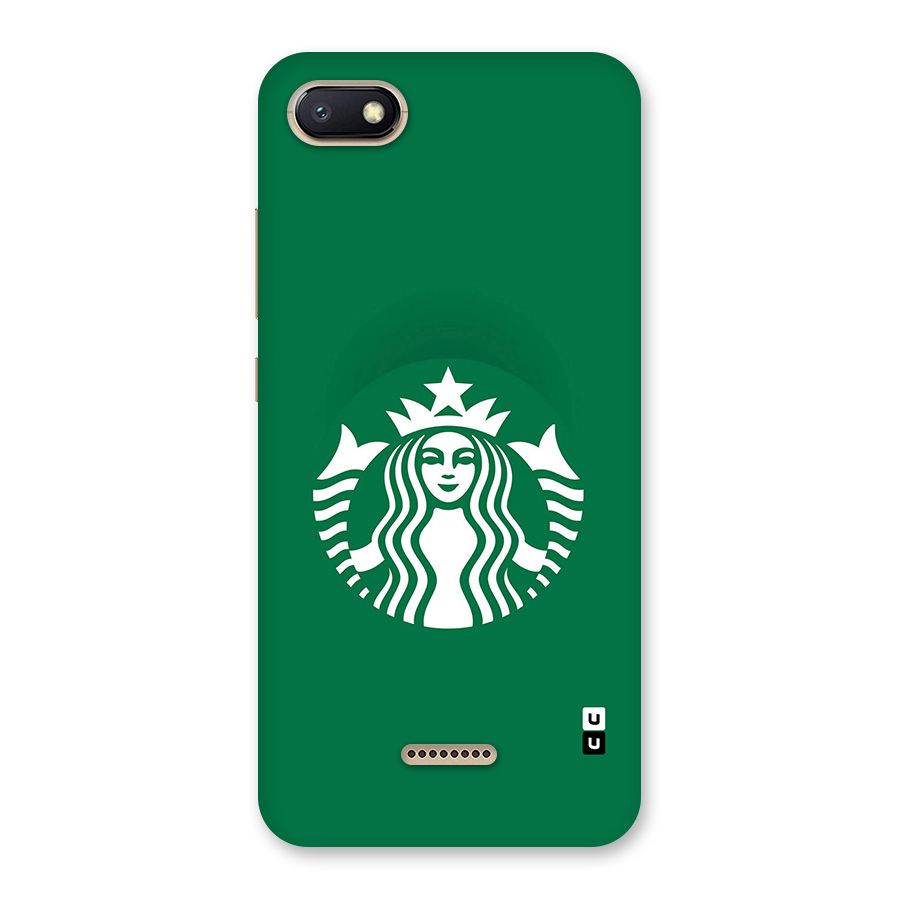 Lady StarBucks Back Case for Redmi 6A
