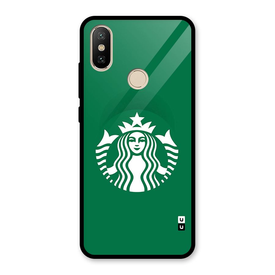Lady StarBucks Glass Back Case for Redmi A2
