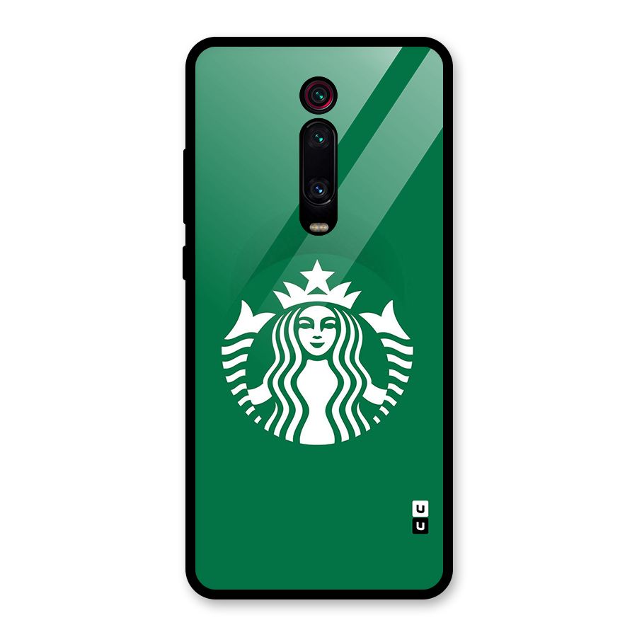 Lady StarBucks Glass Back Case for Redmi K20