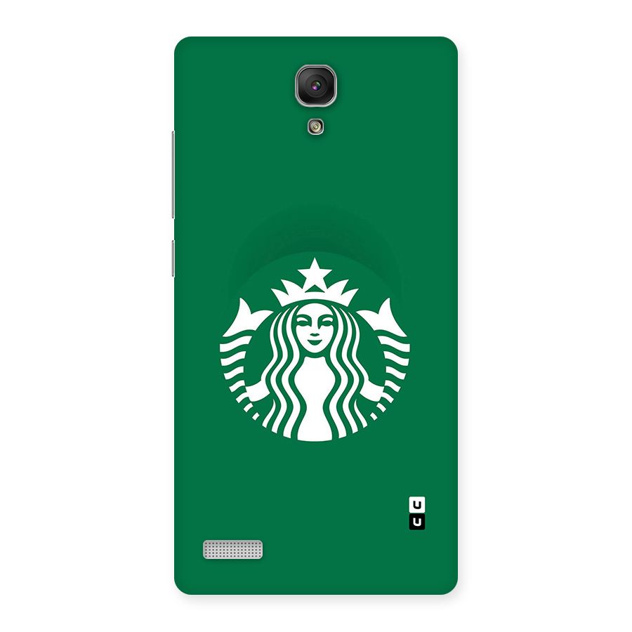 Lady StarBucks Back Case for Redmi Note