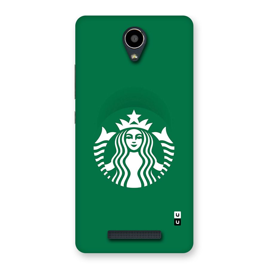 Lady StarBucks Back Case for Redmi Note 2