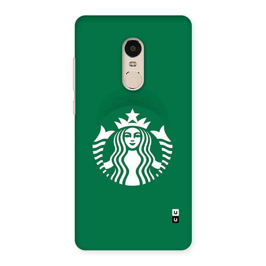 Lady StarBucks Back Case for Redmi Note 4
