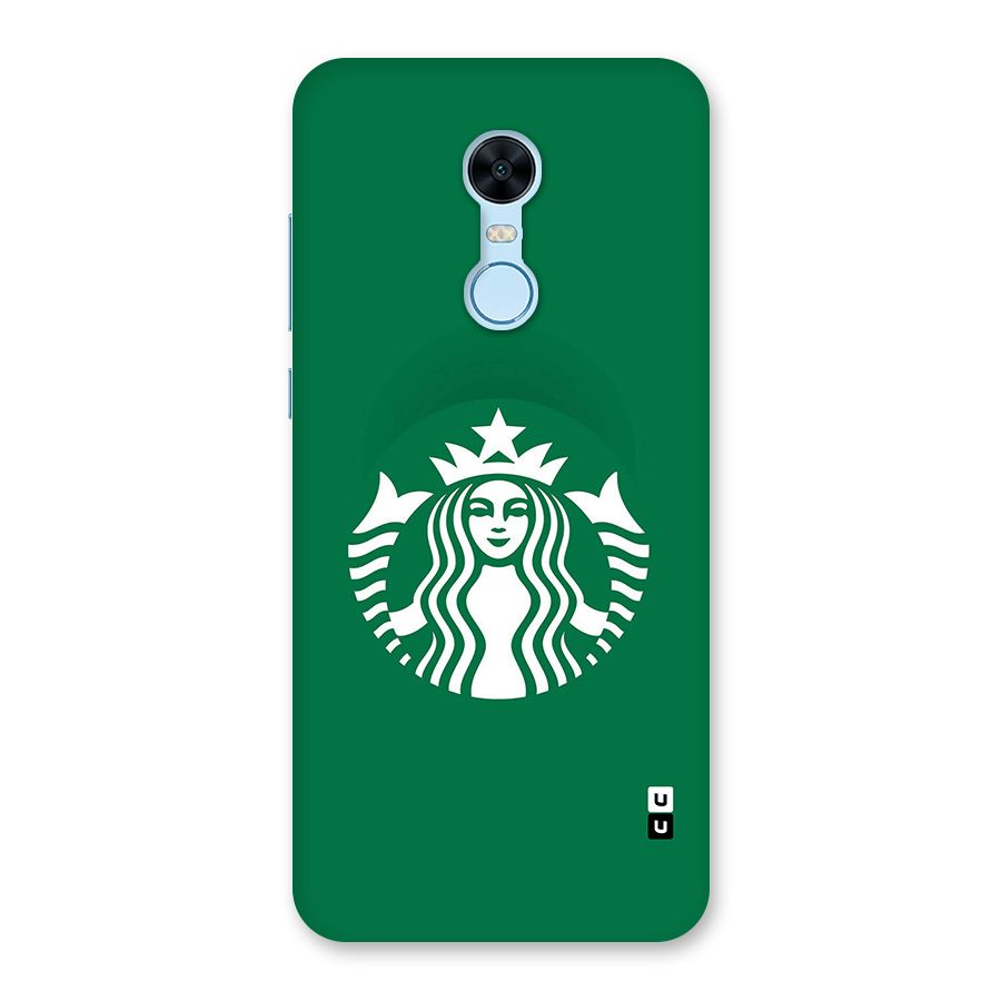 Lady StarBucks Back Case for Redmi Note 5