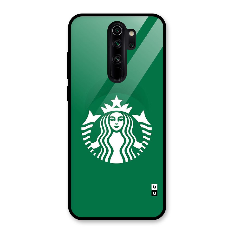 Lady StarBucks Glass Back Case for Redmi Note 8 Pro