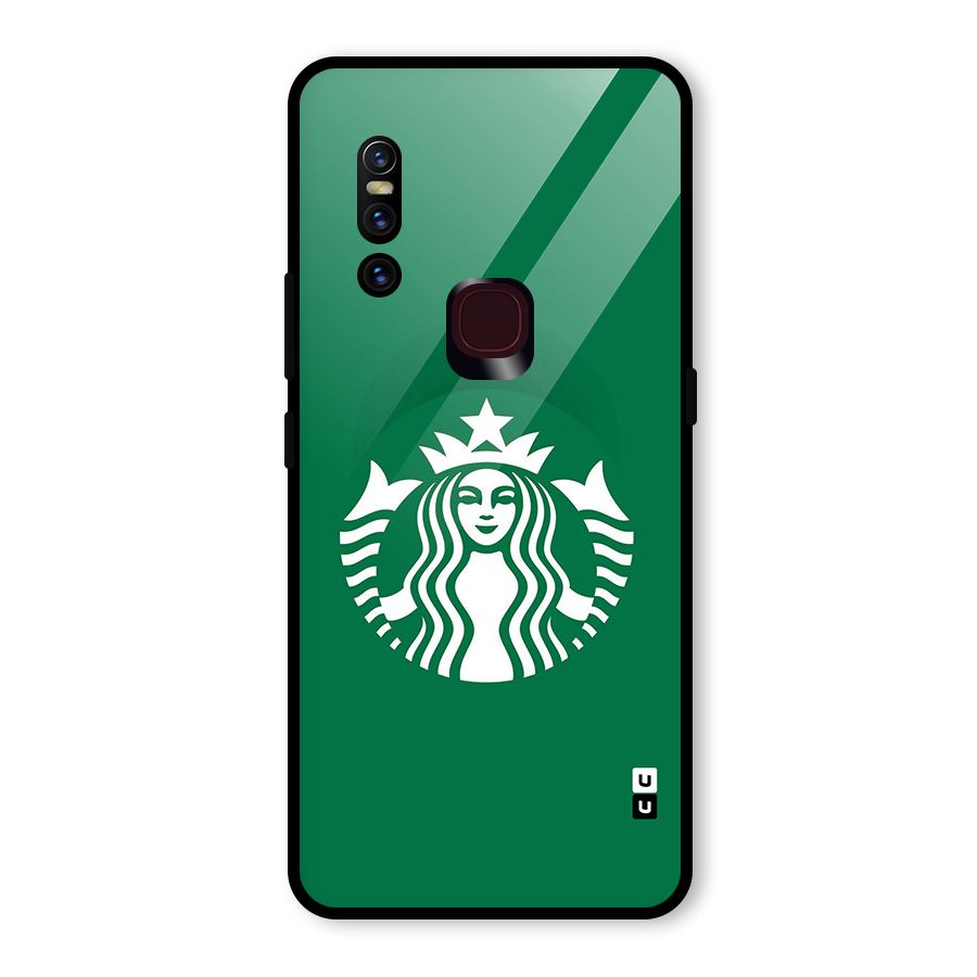 Lady StarBucks Glass Back Case for Vivo V15