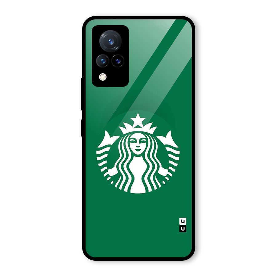 Lady StarBucks Glass Back Case for Vivo V21 5G