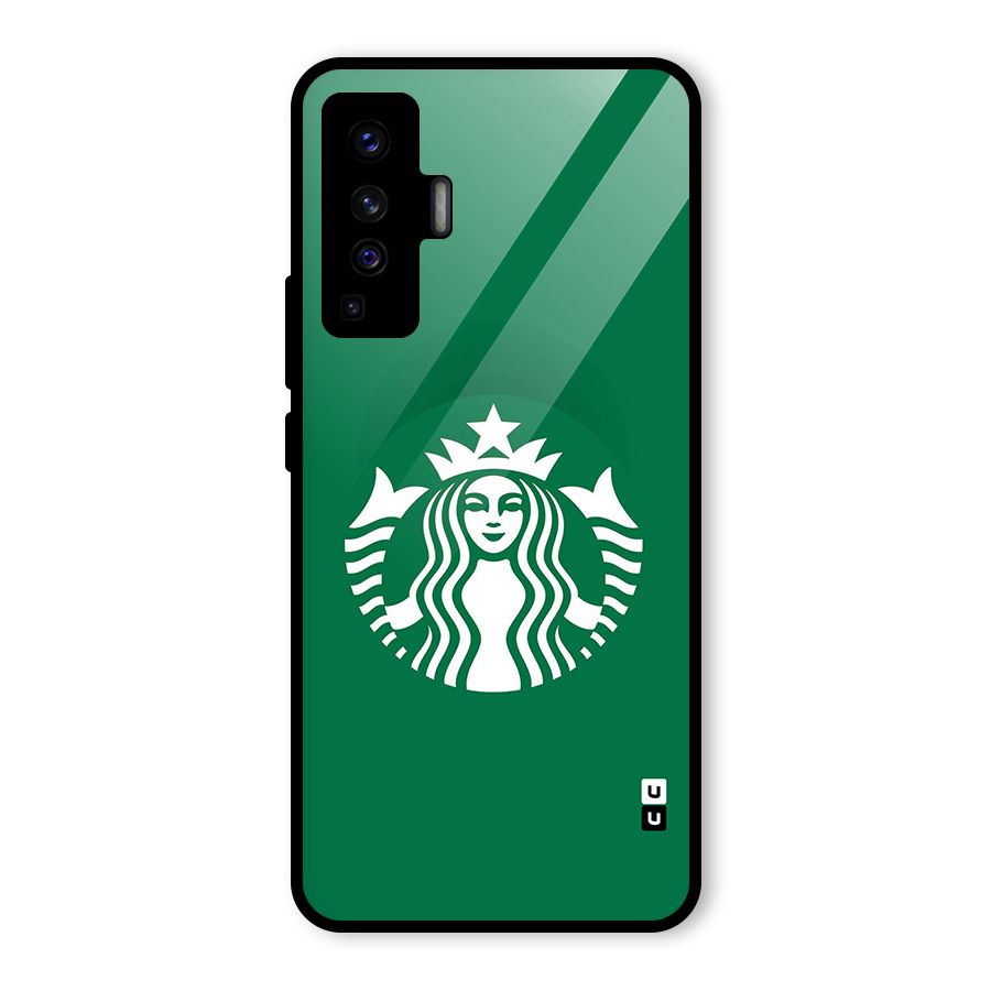 Lady StarBucks Glass Back Case for Vivo X50