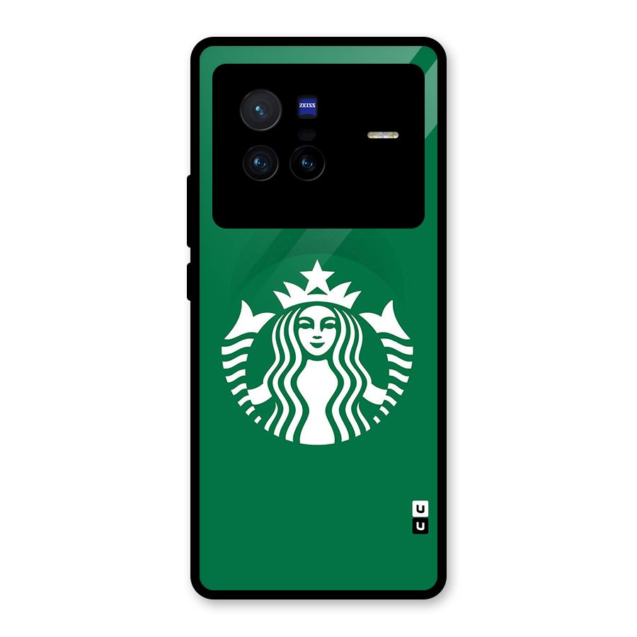Lady StarBucks Glass Back Case for Vivo X80