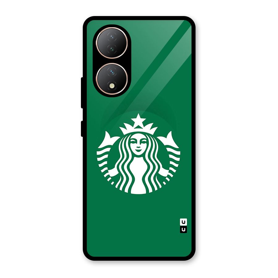 Lady StarBucks Glass Back Case for Vivo Y100A
