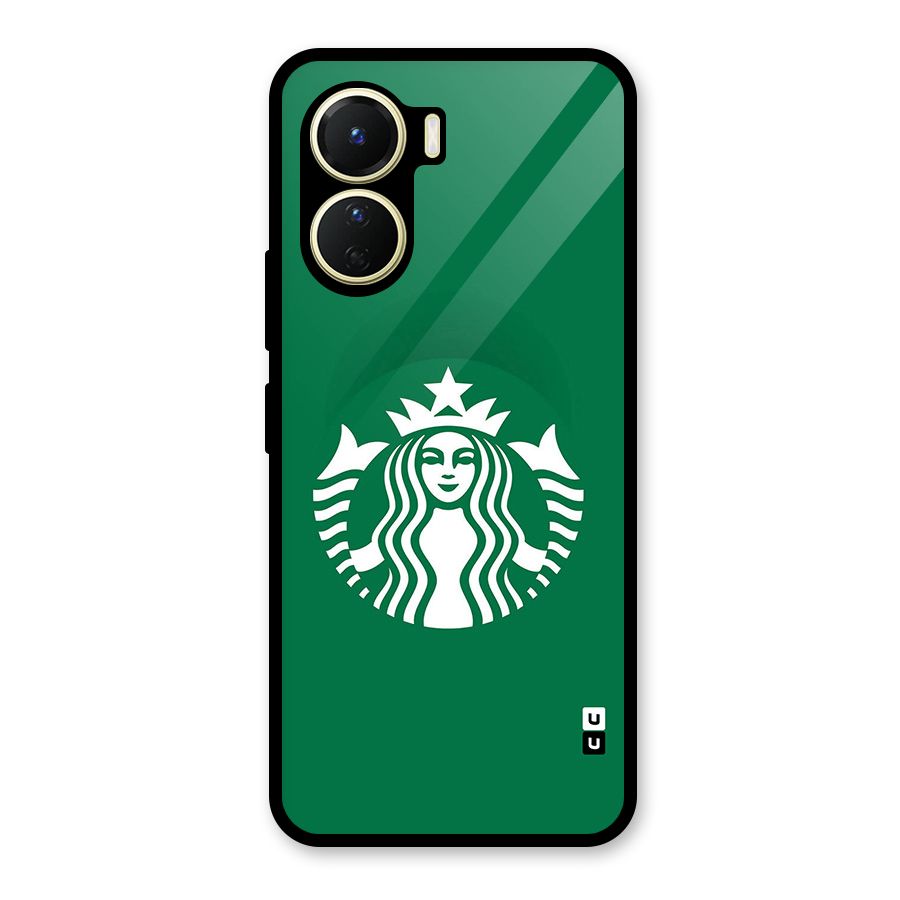 Lady StarBucks Glass Back Case for Vivo Y16