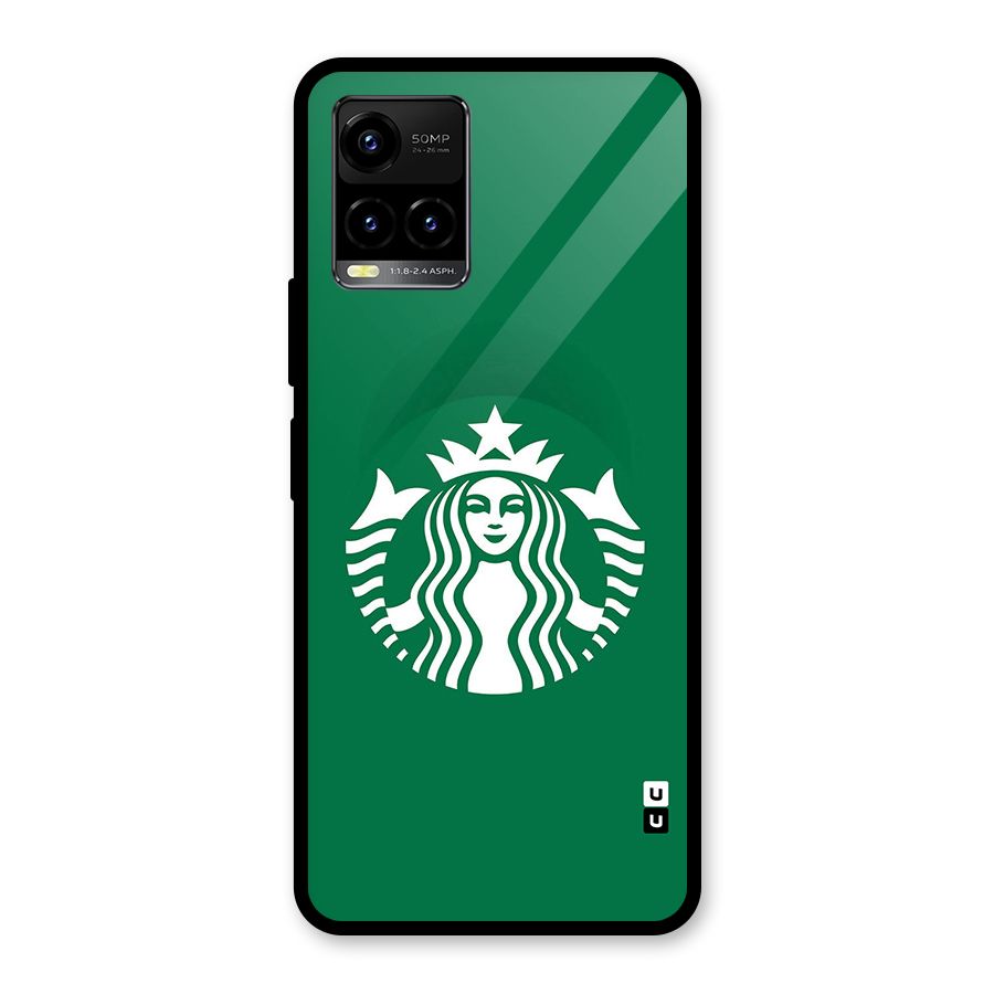 Lady StarBucks Glass Back Case for Vivo Y21T