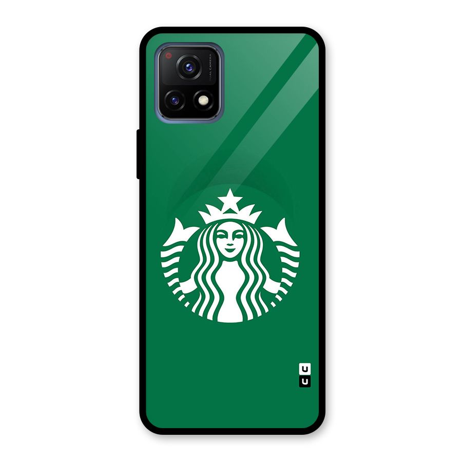 Lady StarBucks Glass Back Case for Vivo Y72 5G