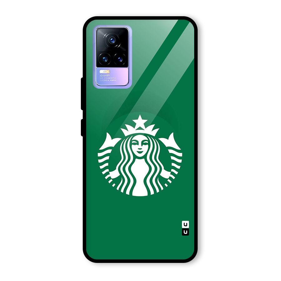 Lady StarBucks Glass Back Case for Vivo Y73
