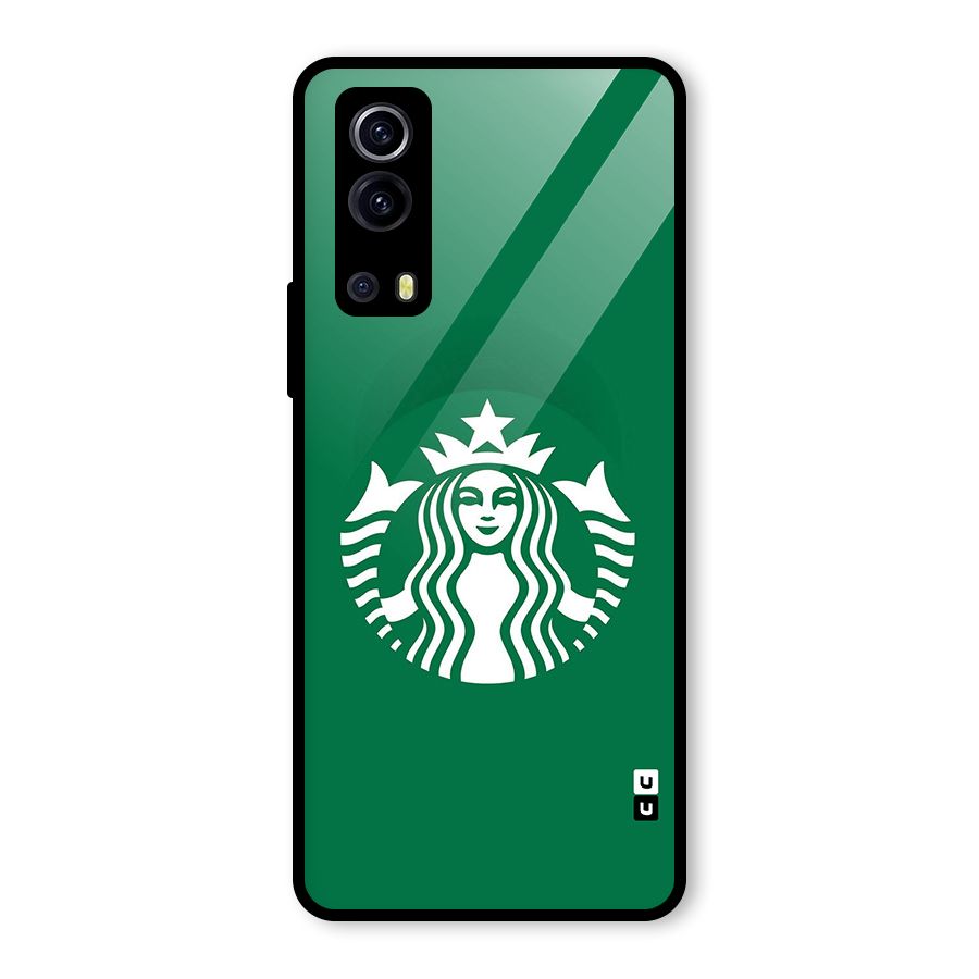 Lady StarBucks Glass Back Case for Vivo iQOO Z3