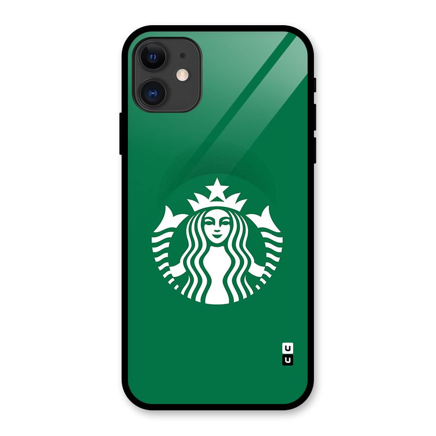 Lady StarBucks Glass Back Case for iPhone 11