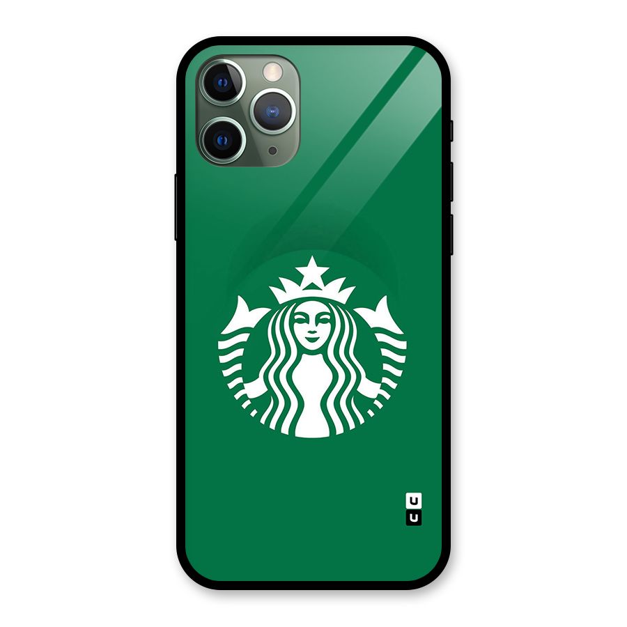 Lady StarBucks Glass Back Case for iPhone 11 Pro