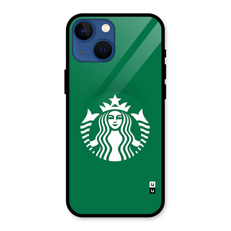 Lady StarBucks Glass Back Case for iPhone 13 Mini