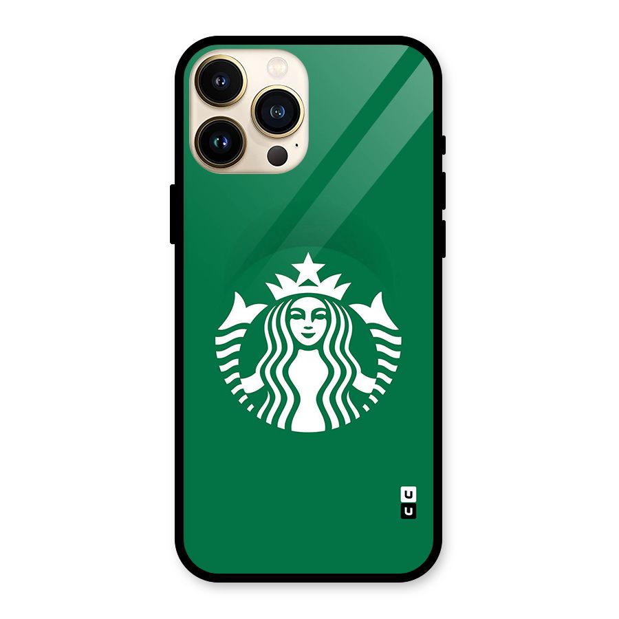 Lady StarBucks Glass Back Case for iPhone 13 Pro Max