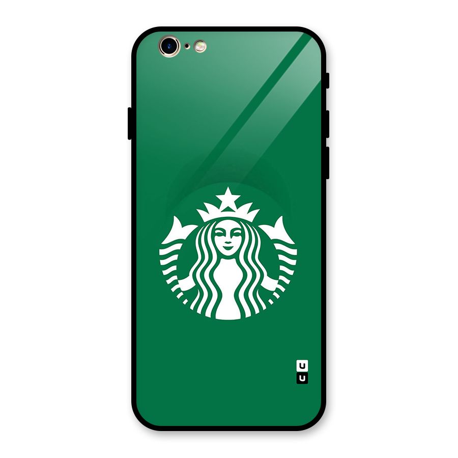Lady StarBucks Glass Back Case for iPhone 6 6S