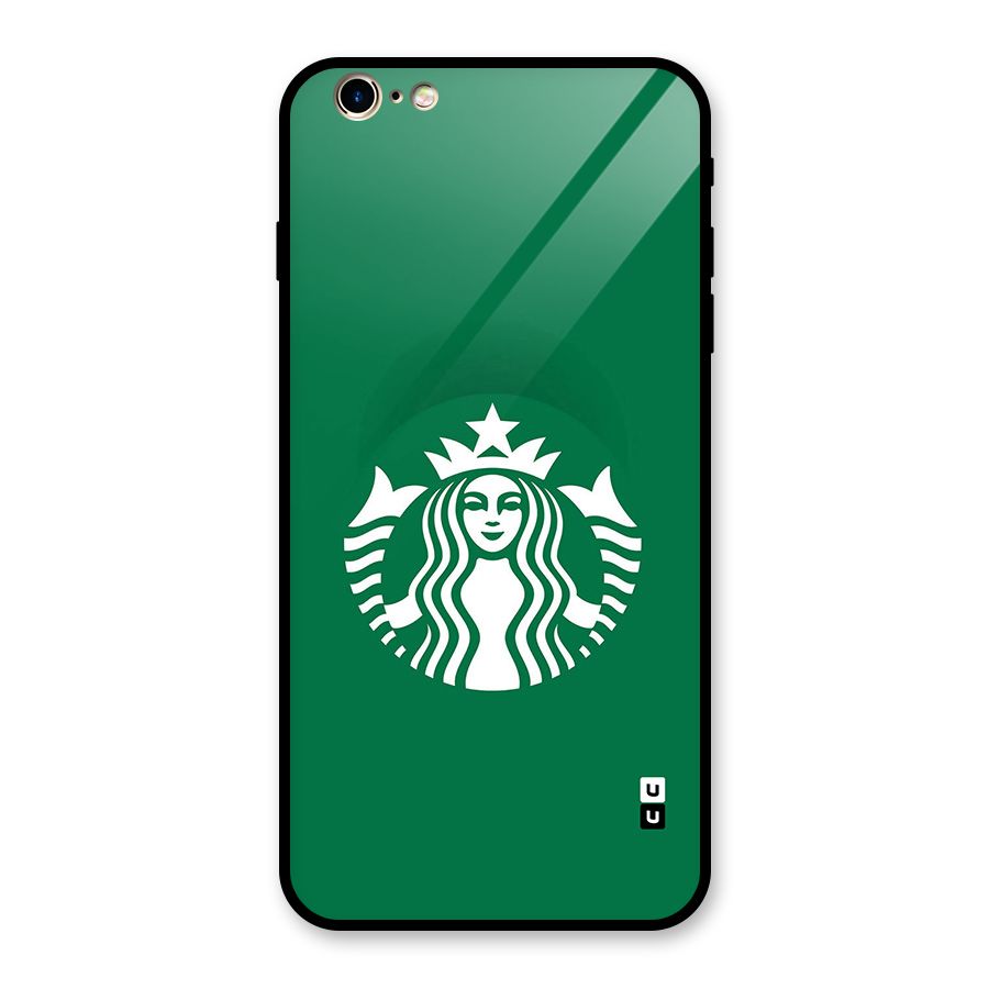 Lady StarBucks Glass Back Case for iPhone 6 Plus 6S Plus