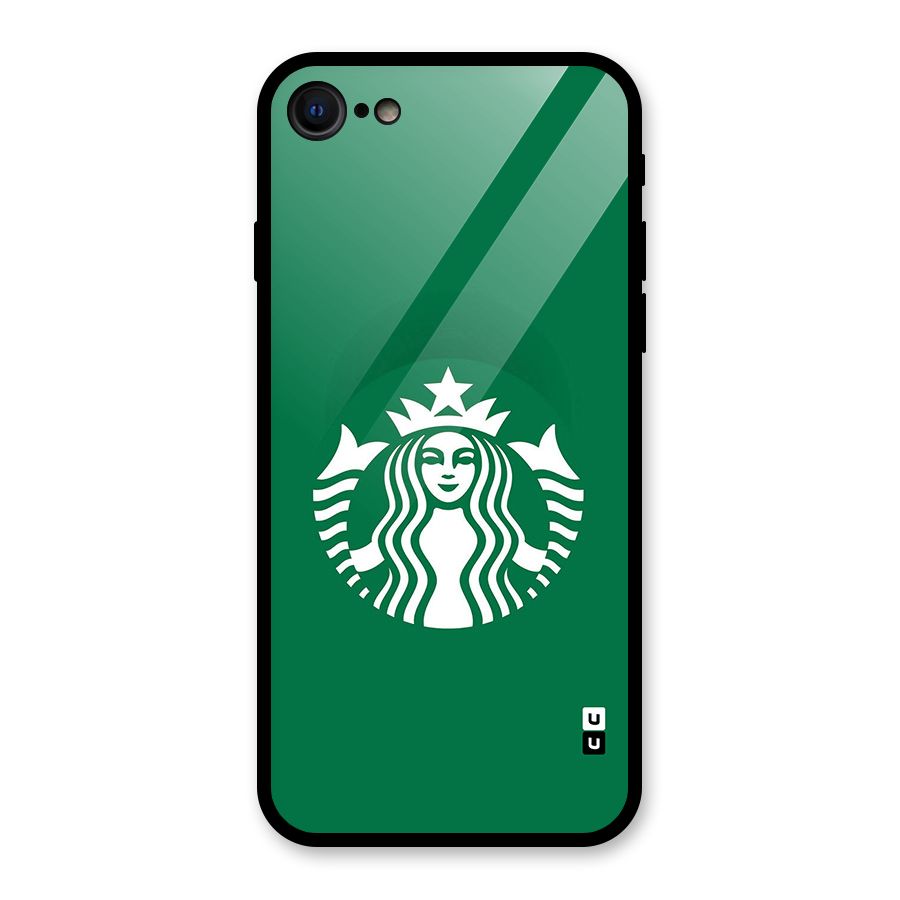 Lady StarBucks Glass Back Case for iPhone 7