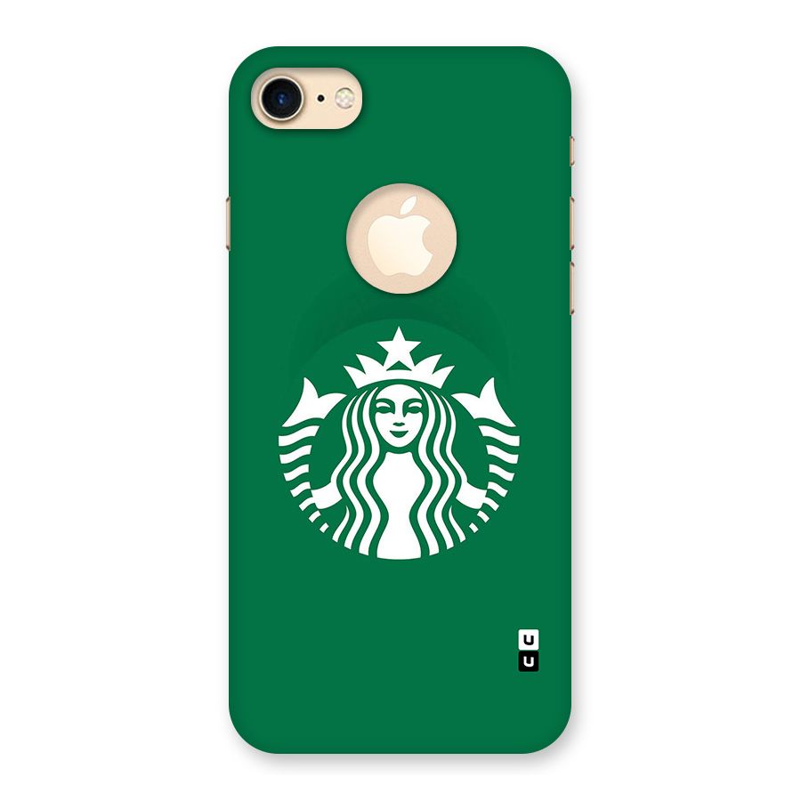 Lady StarBucks Back Case for iPhone 7 Logo Cut