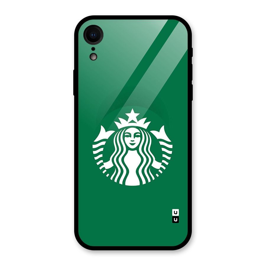 Lady StarBucks Glass Back Case for iPhone XR