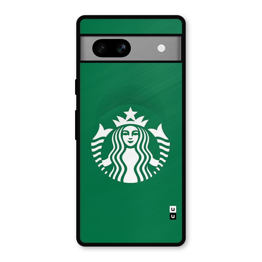 Lady StarBucks Metal Back Case for Google Pixel 7a