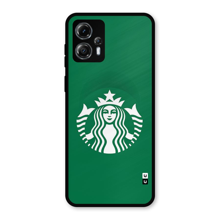 Lady StarBucks Metal Back Case for Moto G13
