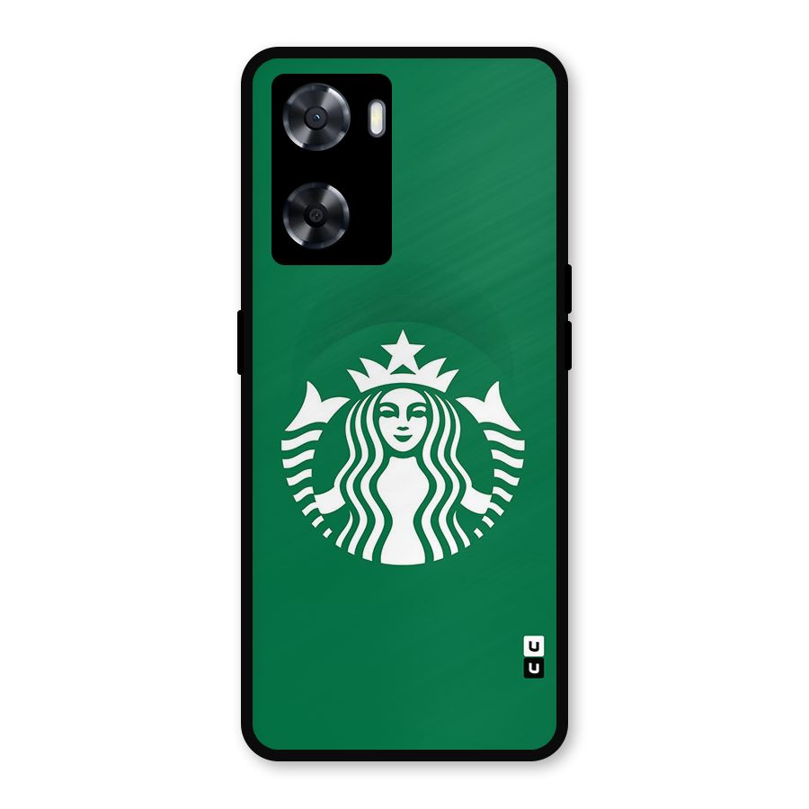 Lady StarBucks Metal Back Case for OnePlus Nord N20 SE