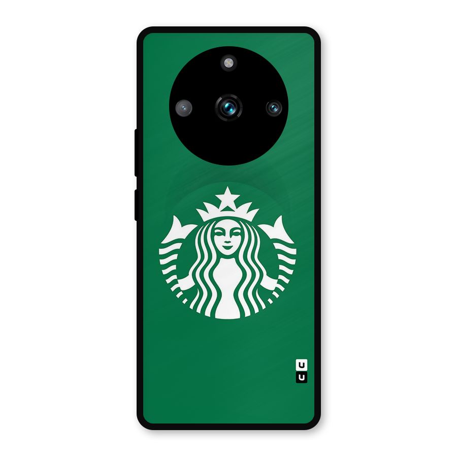 Lady StarBucks Metal Back Case for Realme 11 Pro Plus