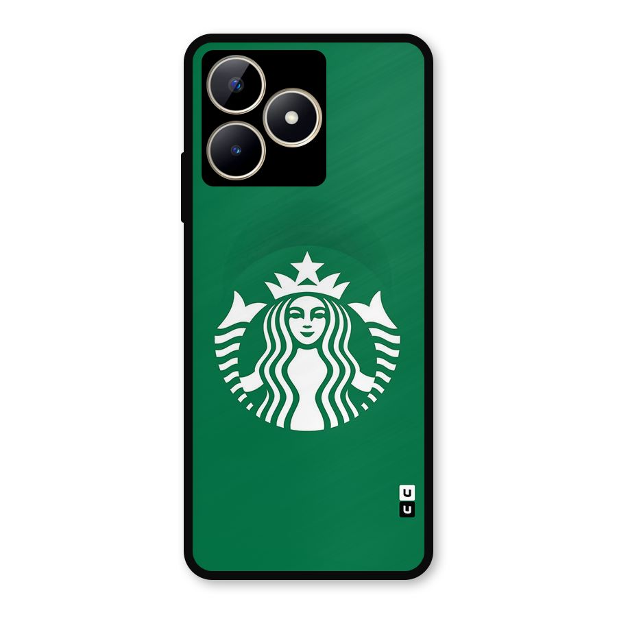 Lady StarBucks Metal Back Case for Realme C53