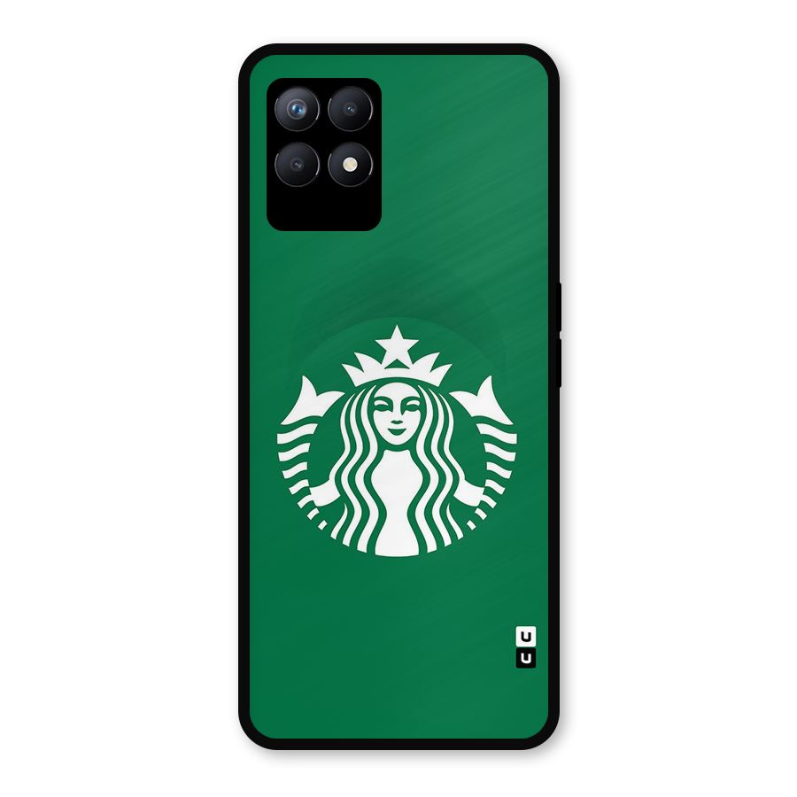 Lady StarBucks Metal Back Case for Realme Narzo 50