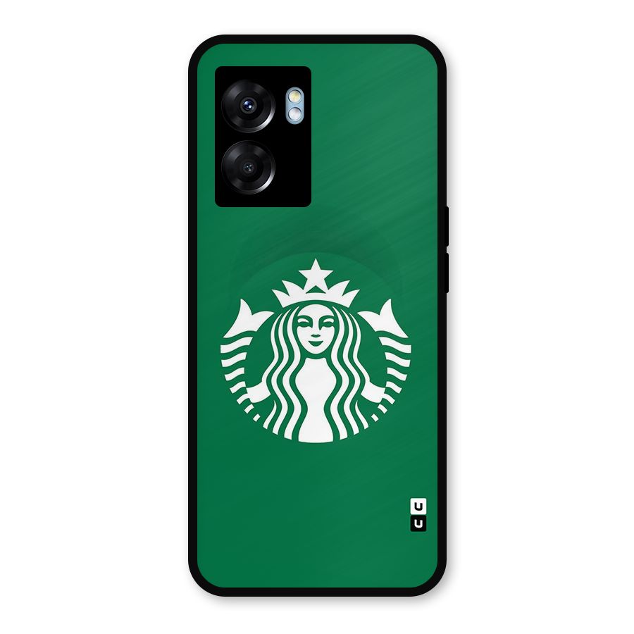 Lady StarBucks Metal Back Case for Realme Narzo 50 5G