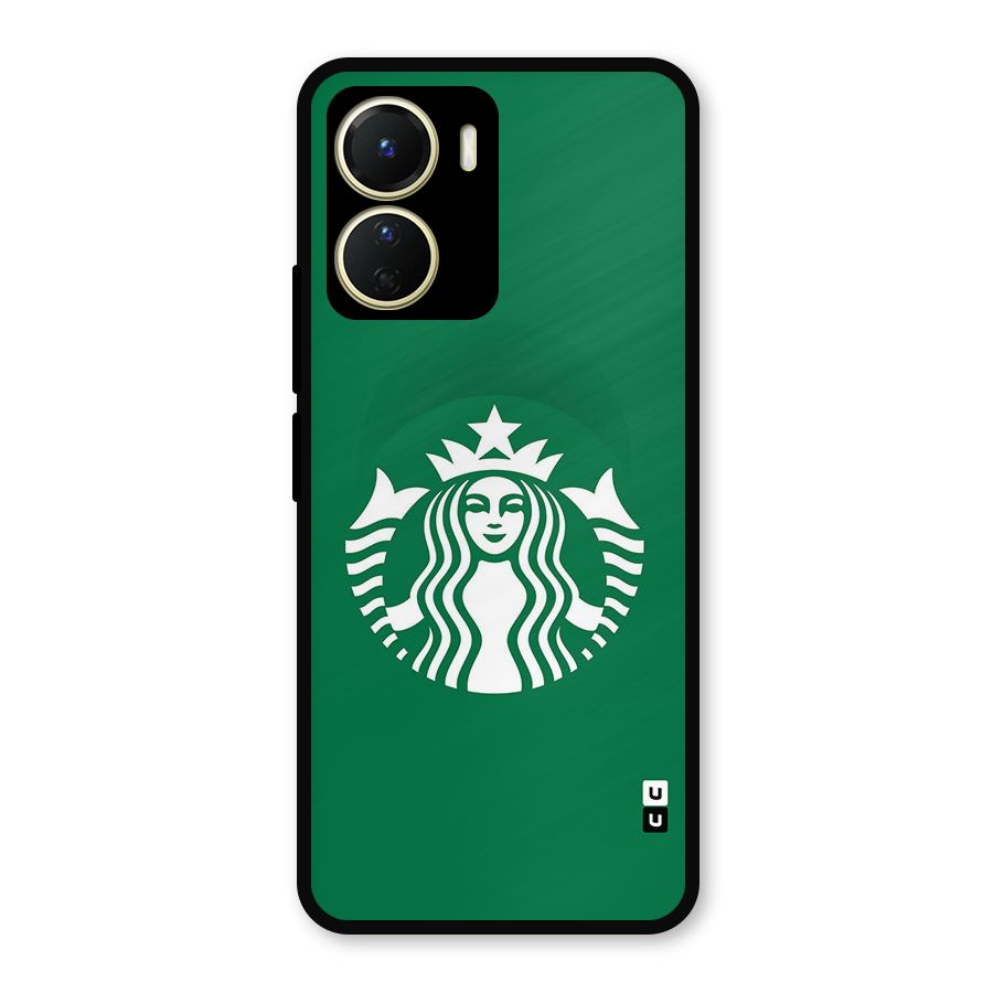 Lady StarBucks Metal Back Case for Vivo T2x