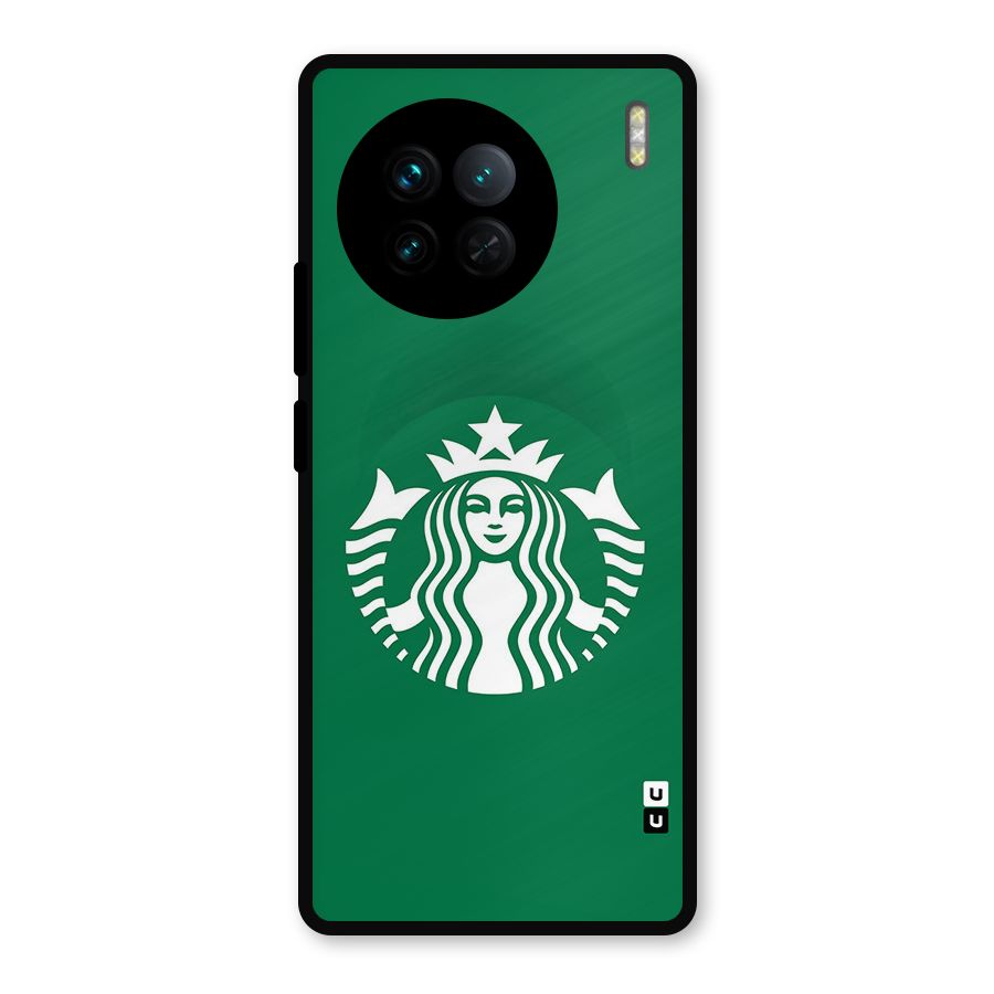 Lady StarBucks Metal Back Case for Vivo X90