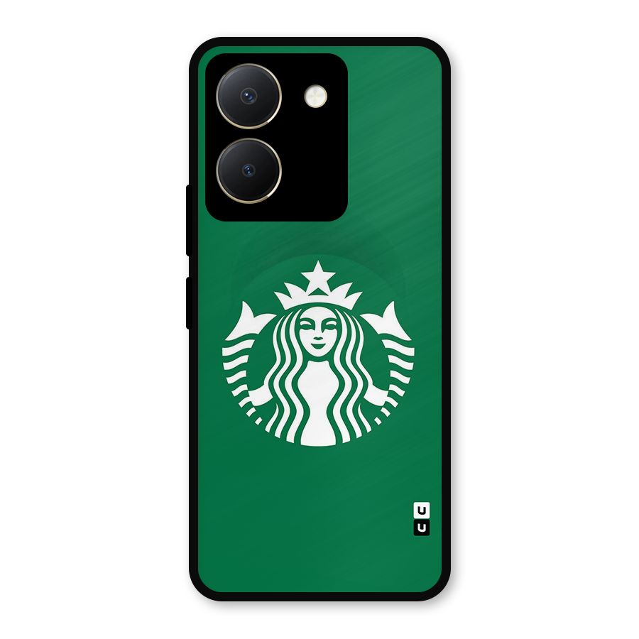 Lady StarBucks Metal Back Case for Vivo Y36
