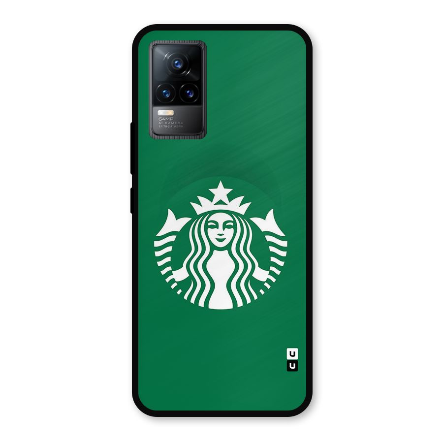 Lady StarBucks Metal Back Case for Vivo Y73