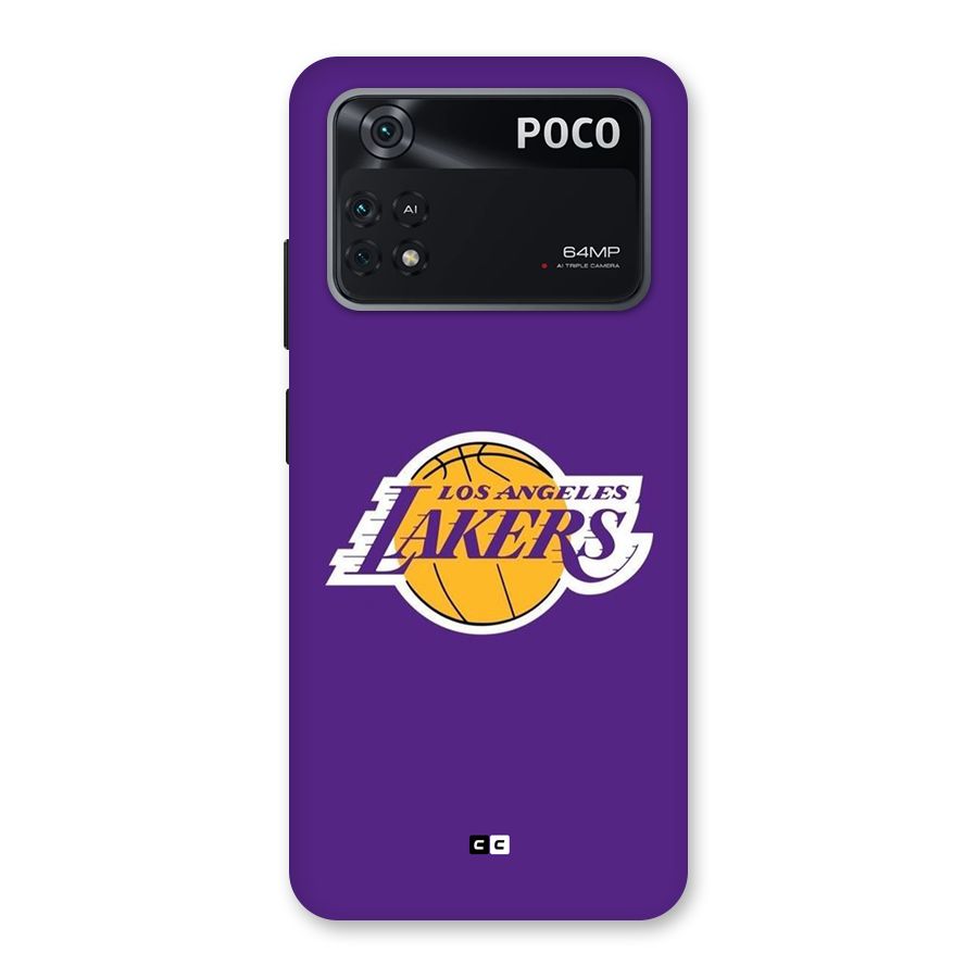 Lakers Angles Back Case for Poco M4 Pro 4G